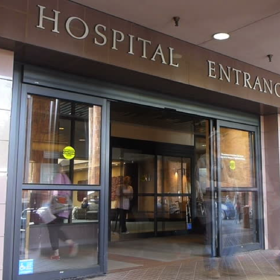 hospital entrance